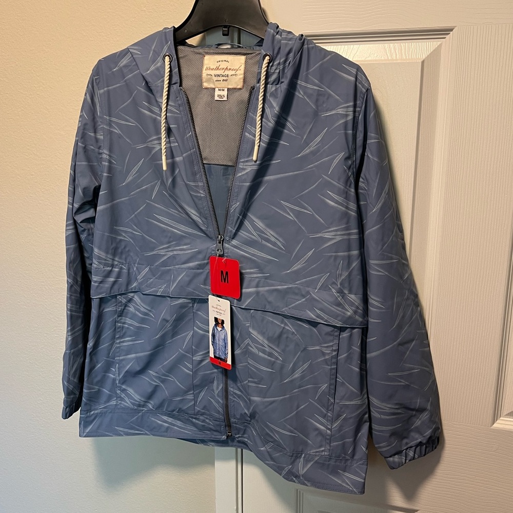 NWT Weatherproof Vintage Blue Pattern Jacket - Picture 5 of 11